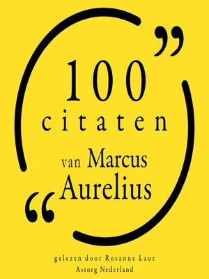 100 citaten van Marcus Aurelius - Audiobook